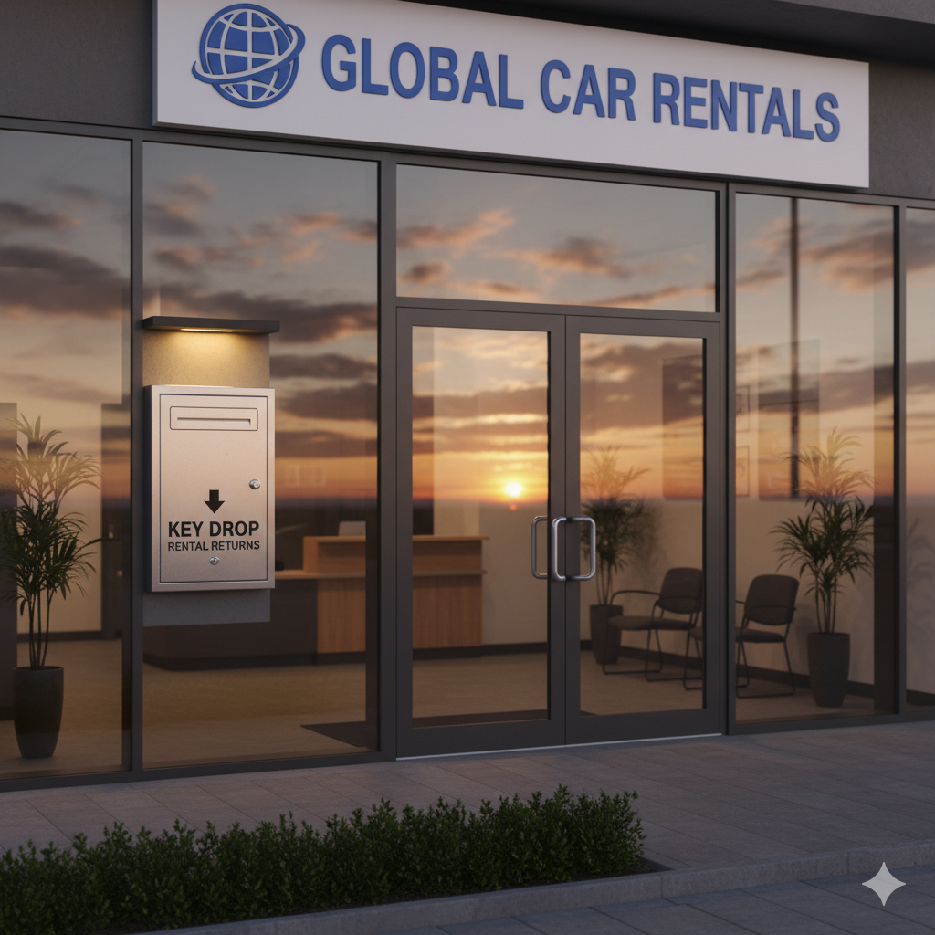 하와이 렌터카 키드롭 박스 